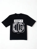 "Keep It OG" Bandana Print Oversized Tee